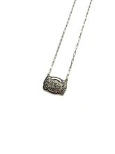 Load image into Gallery viewer, Belt Buckle Initial Necklace
