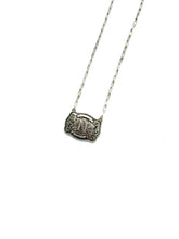 Load image into Gallery viewer, Belt Buckle Initial Necklace
