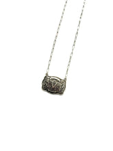 Load image into Gallery viewer, Belt Buckle Initial Necklace

