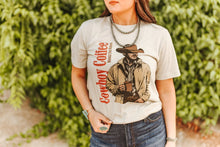 Load image into Gallery viewer, Cowboy Coffee Graphic Tee

