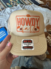 Load image into Gallery viewer, Howdy Fall Trucker Hat

