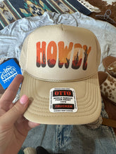 Load image into Gallery viewer, Howdy Sunset Trucker Hat
