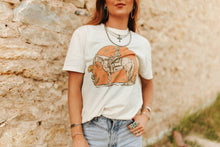 Load image into Gallery viewer, Sunset Cowgirl Rider Graphic Tee
