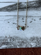 Load image into Gallery viewer, Turquoise Butterfly Concho Chain Necklace
