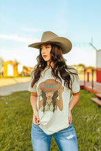 Load image into Gallery viewer, Turquoise Cowgirl Graphic Tee
