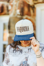 Load image into Gallery viewer, Vaquera Embroidered Trucker Hat
